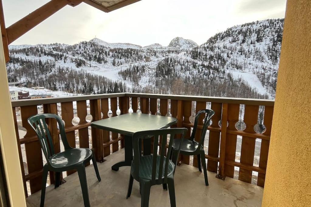 Refuge Des Vues Alpines Isola 2000 Apartment Luaran gambar